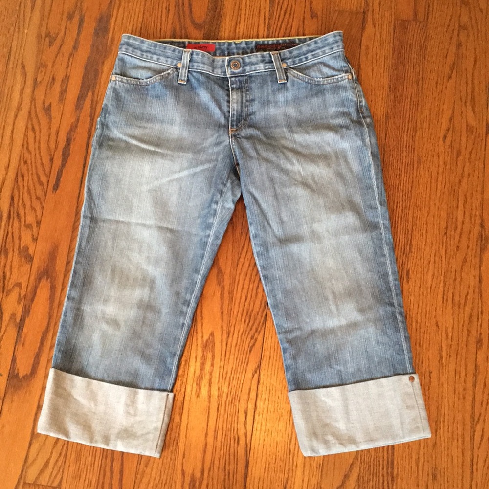 Adriano Goldschmied, AG, 30R, shorty cropped jeans